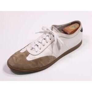 Paul Smith White Beige Low Top Sneakers Shoes Men's Eu 44 - US 12